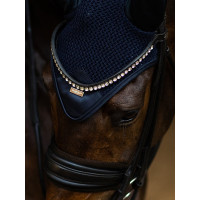 Proteção de muserola Equestrian Stockholm Castanho