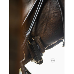 Proteção de muserola Equestrian Stockholm Castanho