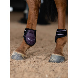 Caneleiras traseiras Equestrian Stockholm anatómicas Preto raven