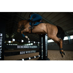 Caneleiras traseiras Equestrian Stockholm anatómicas Azul pradaria