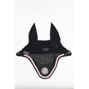 Touca para Cavalo Harcour Suzette Preto / rosa Touca para Cavalo Harcour Suzette Preto / rosa