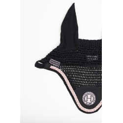Touca para Cavalo Harcour Suzette Preto / rosa Touca para Cavalo Harcour Suzette Preto / rosa
