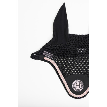 Touca para Cavalo Harcour Suzette Preto / rosa Touca para Cavalo Harcour Suzette Preto / rosa