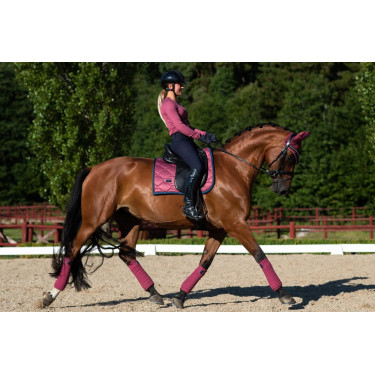 Camisola de malha com gola redonda Equestrian Stockholm para mulher Rosa intemporal Camisola de malha com gola redonda Equestrian Stockholm para mulher Rosa intemporal