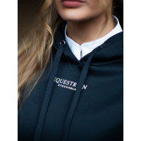 Moletom com capuz Equestrian Stockholm Ease feminino Marinho Azul-marinho