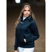 Moletom com capuz Equestrian Stockholm Ease feminino Marinho Azul-marinho