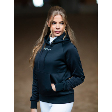Moletom com capuz Equestrian Stockholm Ease feminino Marinho Azul-marinho