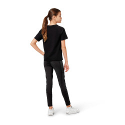 T-shirt Equestrian Stockholm de mangas curtas Young Rider Preto