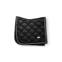Manta de dressage Equestrian Stockholm Todo preto cintilante