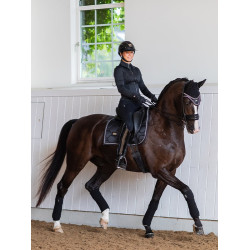 Manta de dressage Equestrian Stockholm Edição preta Preto Manta de dressage Equestrian Stockholm Edição preta Preto
