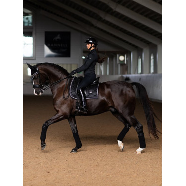 Manta de dressage Equestrian Stockholm Edição preta Preto Manta de dressage Equestrian Stockholm Edição preta Preto