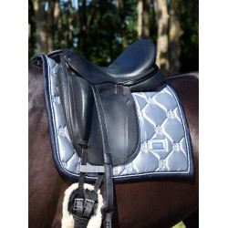 Manta de dressage Equestrian Stockholm Cristal cinza Cinzento