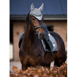 Manta de dressage Equestrian Stockholm Cristal cinza Cinzento