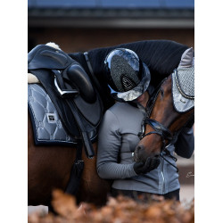 Manta de dressage Equestrian Stockholm Cristal cinza Cinzento