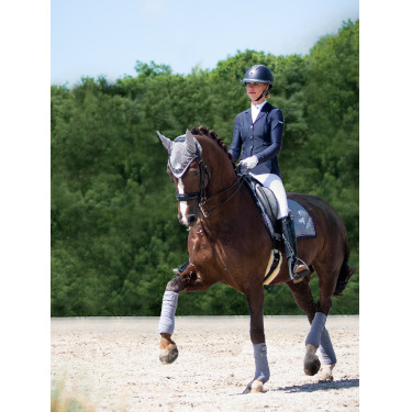 Manta de dressage Equestrian Stockholm Cristal cinza Cinzento