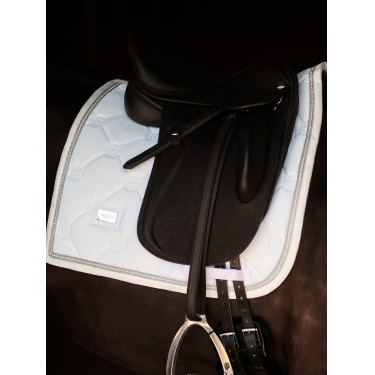 Manta de dressage Equestrian Stockholm Branco cintilante