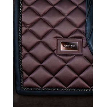 Manta de dressage Equestrian Stockholm Brilho infinito Castanho