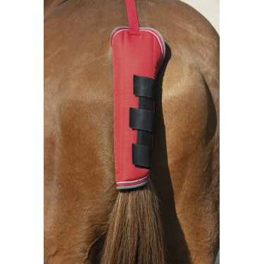 Protetor de cauda Equithème Tyrex 1200D Vermelho / cinza Protetor de cauda Equithème Tyrex 1200D Vermelho / cinza