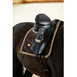 Manta de dressage Equestrian Stockholm Marrom dourado Castanho
