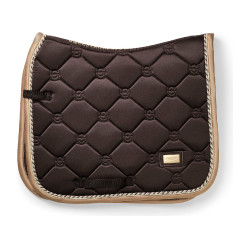 Manta de dressage Equestrian Stockholm Marrom dourado Castanho