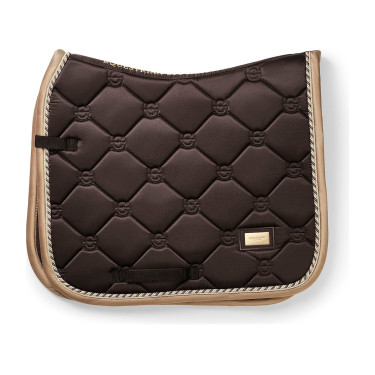 Manta de dressage Equestrian Stockholm Marrom dourado Castanho