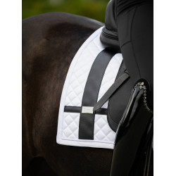 Manta de dressage Equestrian Stockholm com bandas Branco