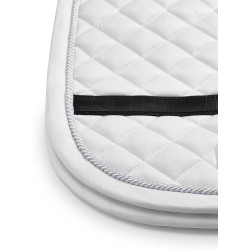 Manta de dressage Equestrian Stockholm com bandas Branco