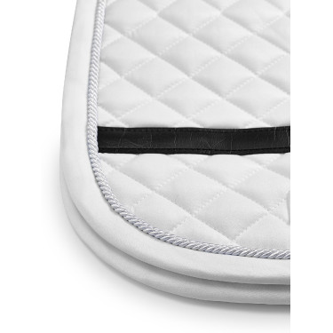 Manta de dressage Equestrian Stockholm com bandas Branco