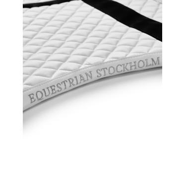 Manta de dressage Equestrian Stockholm com bandas Branco