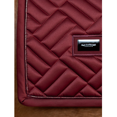 Manta de adestramento Equestrian Stockholm moderna Bordéus Bordô Manta de adestramento Equestrian Stockholm moderna Bordéus Bordô