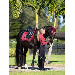 Manta de adestramento Equestrian Stockholm moderna Bordéus Bordô Manta de adestramento Equestrian Stockholm moderna Bordéus Bordô