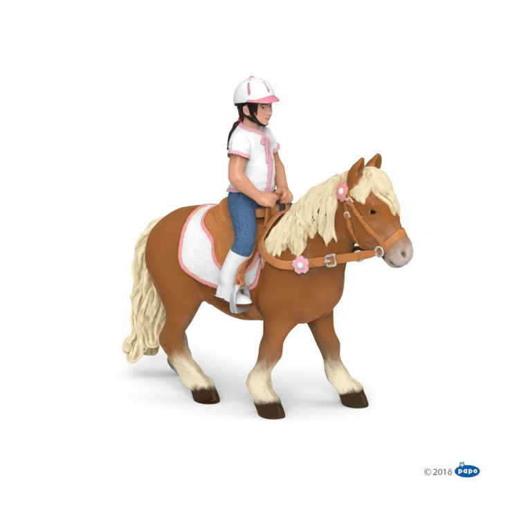 Figura Criança Cavaleira Papo