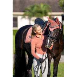 Manta de adestramento Equestrian Stockholm moderna Coral Rosa