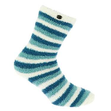 Meias Equithème Chenille Cru / safira / azul Branco