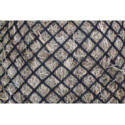 Rede de feno malha suave Shires Preto