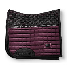 Manta de dressage Equestrian Stockholm Performance Preto raven Violeta