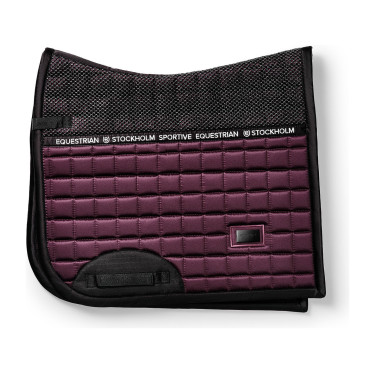 Manta de dressage Equestrian Stockholm Performance Preto raven Violeta