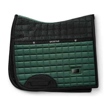 Manta de dressage Equestrian Stockholm Performance Verde sicômoro