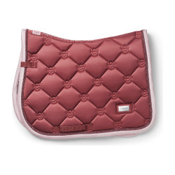 Manta de sela Equestrian Stockholm jumping Rosa âmbar Branco