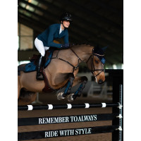 Manta de sela Equestrian Stockholm jumping Pradaria azul Manta de sela Equestrian Stockholm jumping Pradaria azul