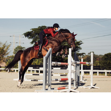 Manta de sela Equestrian Stockholm jumping Bordéus Bord&amp;ocirc;
