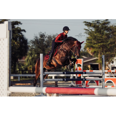 Manta de sela Equestrian Stockholm jumping Bordéus Bord&amp;ocirc;
