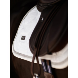Manta de sela Equestrian Stockholm jumping Branco cintilante