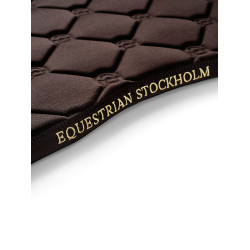 Manta de sela Equestrian Stockholm jumping Marrom dourado Castanho
