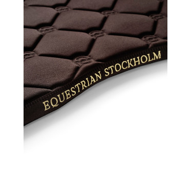 Manta de sela Equestrian Stockholm jumping Marrom dourado Castanho