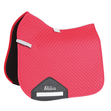 Almofada de sela Dressage Performance Shires Vermelho intenso