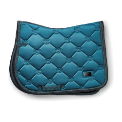 Manta de sela Equestrian Stockholm jumping Azul petróleo