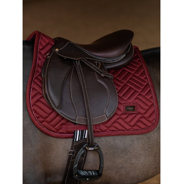 Tapete de sela Equestrian Stockholm jumping Modern Bordéus Bord&amp;ocirc;