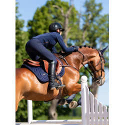 Tapete de sela Equestrian Stockholm jumping Modern Lagoon blush Azul