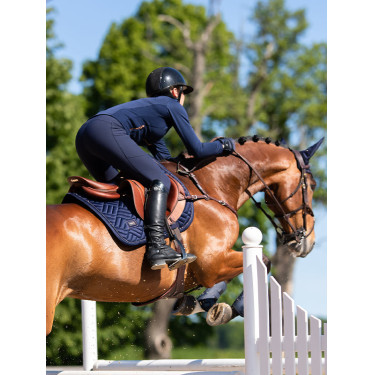 Tapete de sela Equestrian Stockholm jumping Modern Lagoon blush Azul